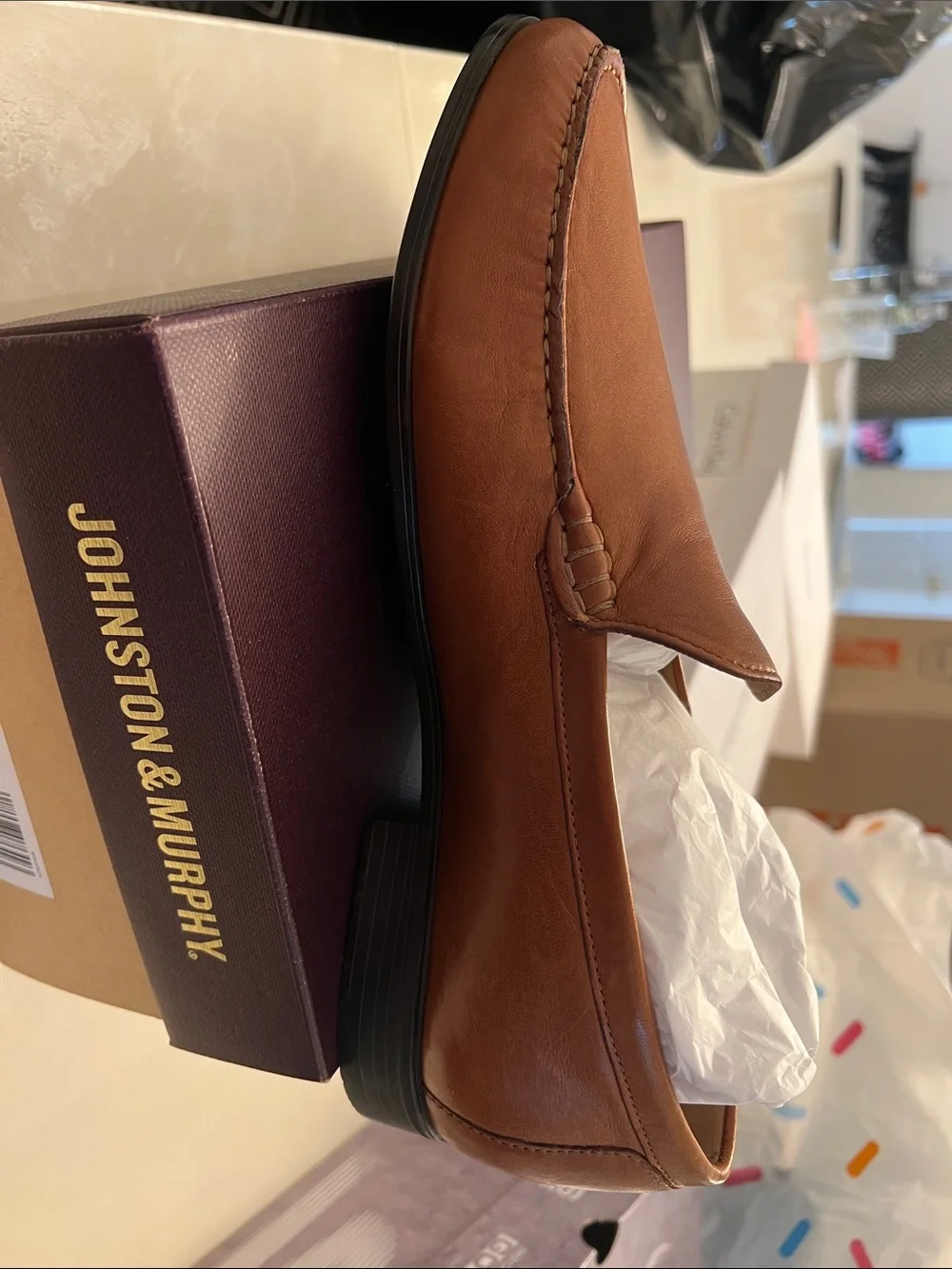 Johnston & Murphy elegant brown